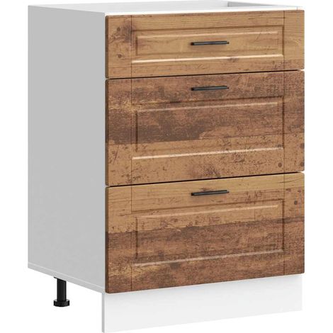 Maison Exclusive - Mueble bajo de cocina porto madera vieja mader
