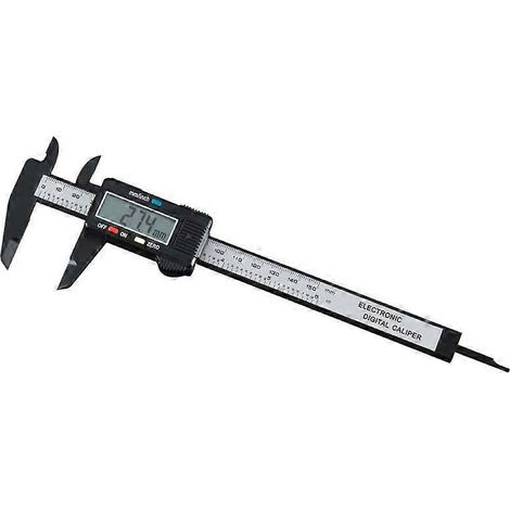 Pied à coulisse numérique à vernier 150 mm (6 pouces) en acier inoxydable, outil électronique NKX (1/5)