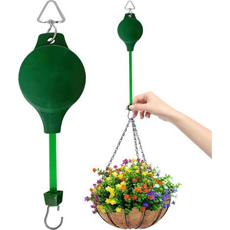 Aufhängung Haken für Blumen mit Riemenscheibe verstellbare (1/5)