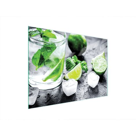 Glasschneidebrett 40x30 Limette (1/5)
