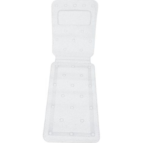Tapis de bain PVC mousse, matelas de baignoire corps entier, antidérapant, doux et respirant (1/4)