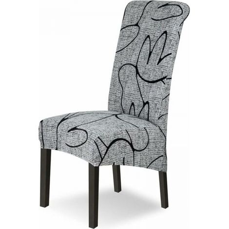 Funda de silla elástica grande para comedor, funda de silla grande, extraíble y lavable, adecuada para decoración de cocina de restaurante, hotel (1/3)