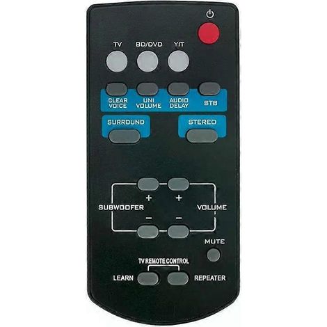 Télécommande de remplacement FSR60 WY57800 pour barre de son Yamaha ATS-1010, YAS-101, YAS-101BL et YAS-CU201. (1/4)