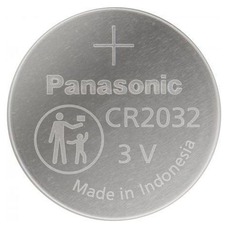 Panasonic Pile Lithium Power CR2032, blister de 2 pièces - lot de 12 pieces soit 24 piles (CR-2032EL/2B PACK)