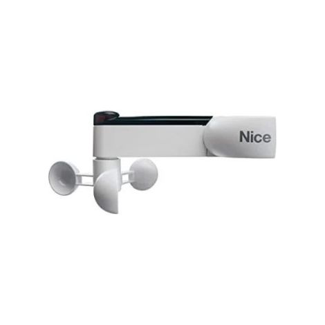 Nice – Capteur vent-soleil sans fil 433,92 MHz – Programmable 5 niveaux vent et soleil – Installation rapide – Compatible moteurs tubulaires