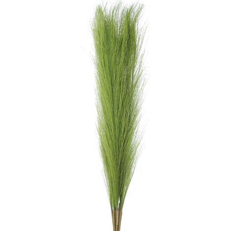 Lot de 8 Fausses Herbes de la Pampa, 55 cm, Fausses Herbes de la Pampa Moelleuses, Hautes, Artificielles, pour Salon, Fête, Vase Mural, Décoration de Mariage, Vert Herbe (1/5)