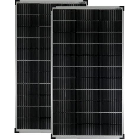 Solarmodule 2 Stück 150 Watt Mono 12 Busbars 210mm Zellformat Solarpanel 1230x670x35 90660