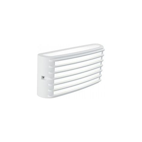 Lámpara de pared de aluminio fundido con difusor opalino - 10W, 950 lúmenes, luz cálida blanca (1/4)