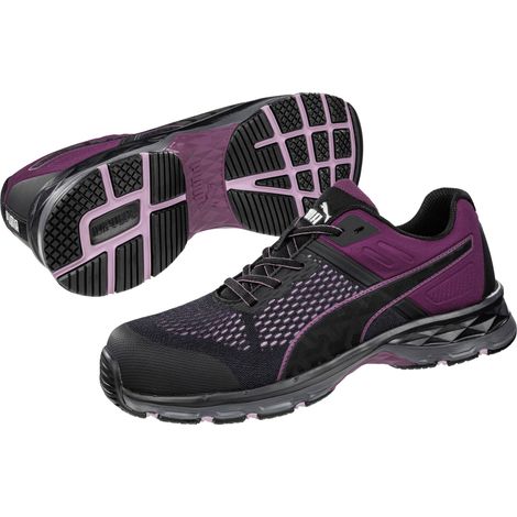 PUMA Define WNS Low 643920234000039 antistatique (ESD) Chaussures basses de sécurité S1P Pointure (EU): 39 noir, lilas (1/10)
