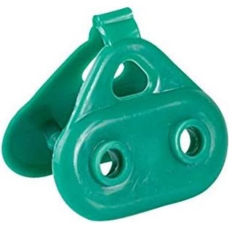 Attache Brise Vue - Polyéthylène Résistant UV - Pour Filet Ombrage Clôture Serre - 50 Pièces (1/4)