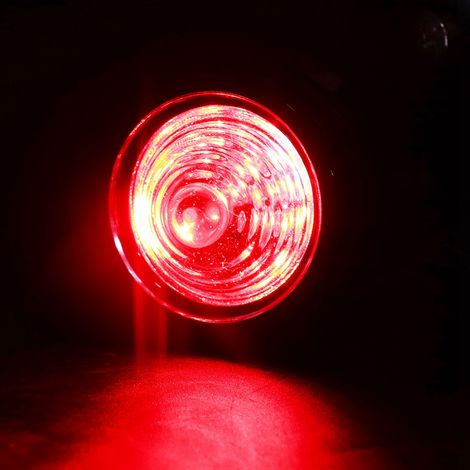 Feu arrière universel à LED pour moto, éclairage de plaque d'immatriculation, feu stop, feu arrière 12 V (1/5)