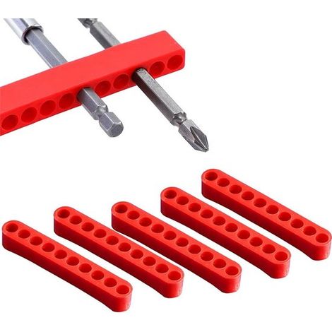 Schraubendreher-Bithalter – Werkzeugorganizer – 10-Loch-Design – Geeignet für 6,35-mm-Schraubendreher (1/2)