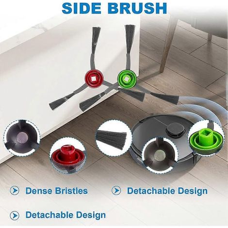 Pièces de rechange pour robots aspirateurs Deebot Ozmo 920/950/T8/T8 AIVI/T8 Max/T5/N7/N8 Pro : brosse principale, brosses latérales et filtre. (1/5)