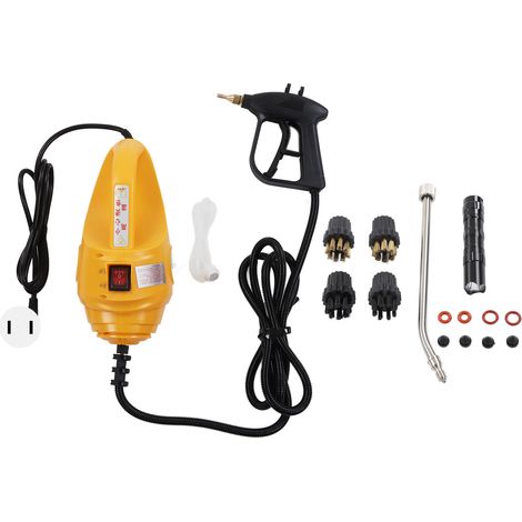 Tragbarer Hochdruckdampfreiniger, Hochtemperatur-Reinigungsgerät mit 4 Bürsten, 1700 W, 110 V (US-Stecker)