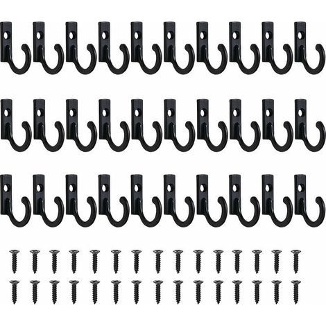 Kleine Vintage-Haken, Wandhalterung für Schlüsselhalter, Hängehaken, Schmuckhaken, Schlüsselhaken für Kleidung, Kleiderhaken, Kleiderhaken mit Schrauben, Kleiderhaken für Wandmontage, Badezimmer, Küch