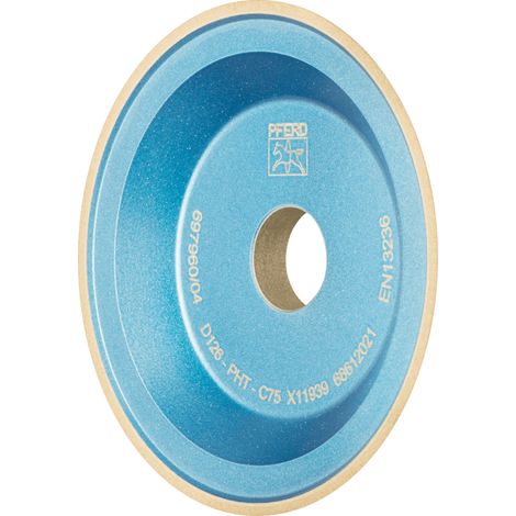 PFERD TOOLS Diamant-Schleifscheibe Kunstharz 12V9 PHT 230mm D126 (mittel) Trockenschliff