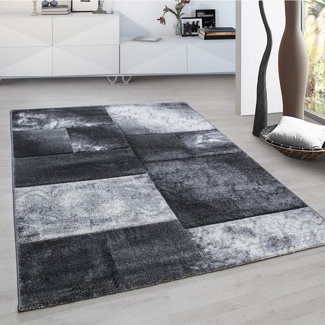 Tapis design pour salon géométrique Nicoletta Gris 160x230