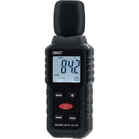 Digital sound level meter, with a decibel measuring range of 30 to 130 decibels, suitable for measuring noise in classrooms, roads, homes and other places.