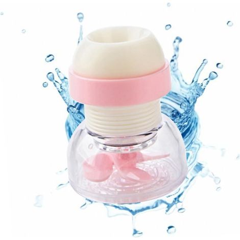 Rociador de filtro de ahorro de agua, cabezal de boquilla de ahorro de agua, cabezal de grifo móvil de 360 grados, cabezal de grifo de cocina, para cocina, baño y ducha(rosa) (1/5)