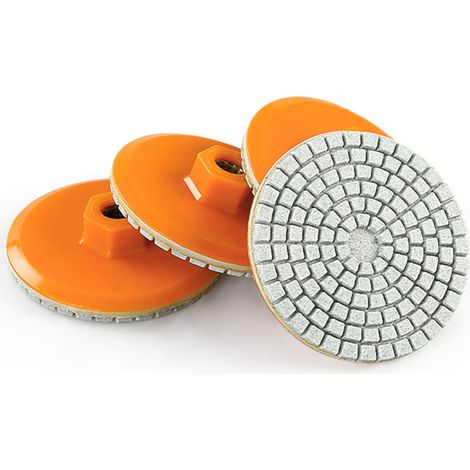 Beyamis Disque polissage diamant 80mm - Grain150 granit marbre béton sec humide
