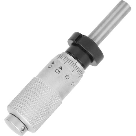 Tête sphérique plate micrométrique 0-13 mm pour le réglage fin de divers instruments de précision (tête plate avec écrou) (1/5)