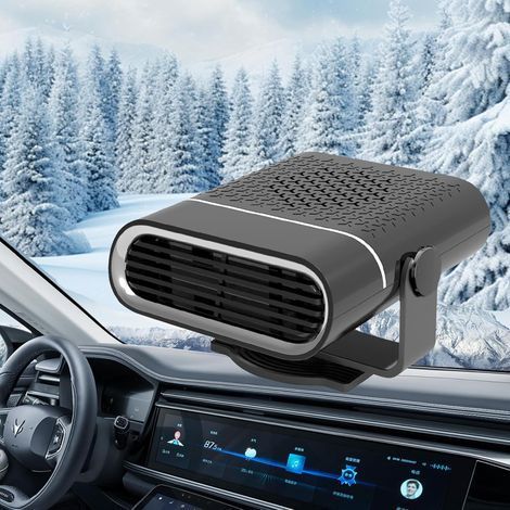 1 Chauffage Voiture 12v, 150w, Rotation 360°, Dégivreur Pare-brise, Plastique, Universel (1/5)