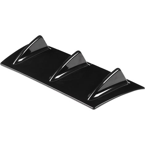 Universeller Haifischflossen-Diffusor-Spoiler für die Heckklappe, ABS-Stoßstangenlippe, Tuningteil (S) (1/5)