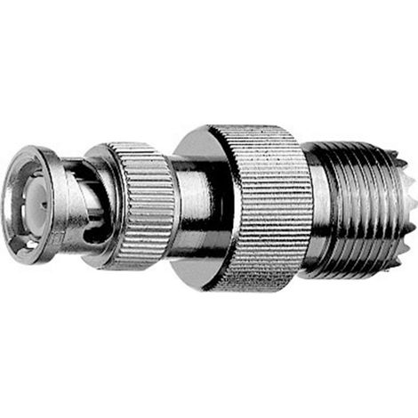 Adaptateur coaxial Telegärtner 100023668 BNC mâle - UHF femelle 1 pc(s)