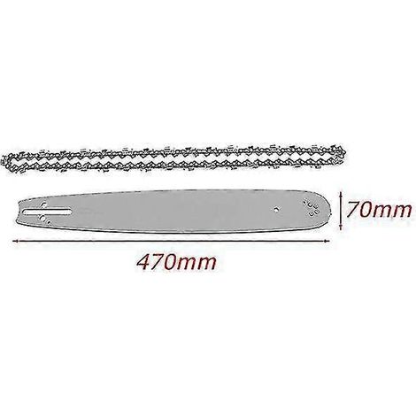 Guide-chaîne de tronçonneuse 16" 66 dl 0,325" 0,050" pour Stihl Husqvarna (1/5)