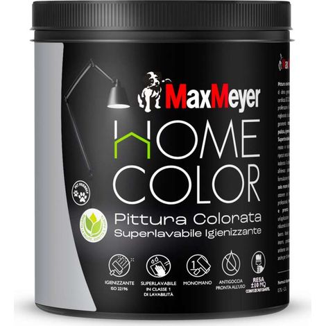 MaxMeyer Idropittura Superlavabile Polvere di Pietra 750 ml Finitura Opaca
