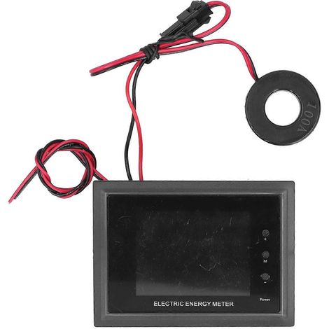 2,4-Zoll-Farb-Digitalvoltmeter, Amperemeter, Leistungsmesser, Multimeter, Tester, AC 50–300 V, 0–100 A, 30 kW