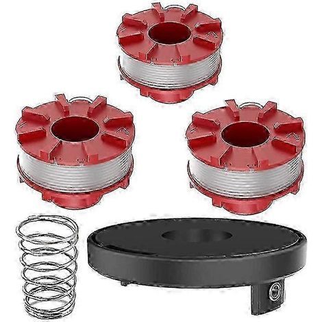 Pièces de rechange pour système à 3 bobines Einhell CE-CT 36/30 Li E-Solo/Agillo 36/255 BL/Agillo 18/200, y compris capuchon et pignon (1/5)