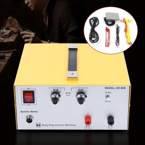 Saldatrice laser gioielli 400W 220V, mini saldatrice a punti 80A opzionale DHL (1/5)