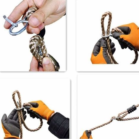 Balançoire Arbre Pendaison Corde hamac rallonge Sangle de Suspension réglable (1/4)