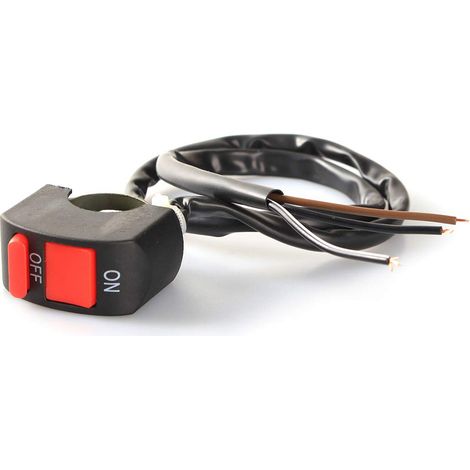 Feu antibrouillard universel pour moto, interrupteur à bouton marche/arrêt, phare LED DC 12V (1/5)