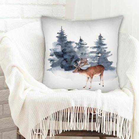 Housse de coussin moderne design à fermeture éclair invisible pour décoration de mariage