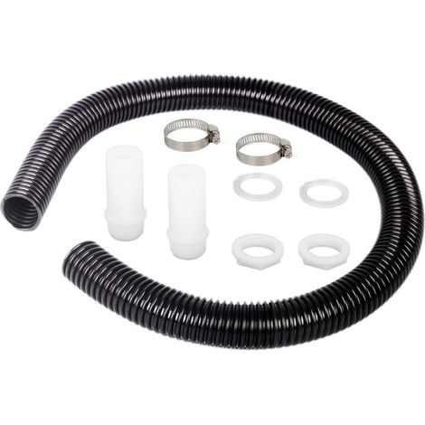 Kit de raccords de citerne pour tuyau de descente, kit de raccords de citerne d'eau de 32 mm pour transport de pluie, joindre 2 citernes d'eau et barils de pluie ensemble Tuyau de raccordement (1/4)