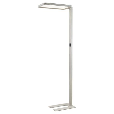 [NEUWERTIG] B-Ware Arcchio Stehleuchte Büro Stehlampe Led Dimmer Sensor Nelus Neo Silber Weiß