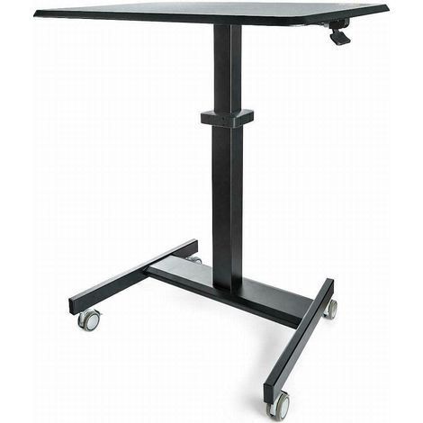 Bureau Mobile Assis-Debout, One-Touch, Roulettes (STSCART2) (1/5)