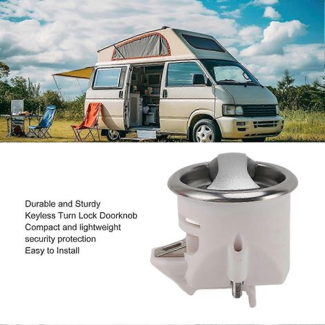 Serrure de porte pour camping-car, caravane, food truck, yacht, salle de bain, sans clé, en alliage de zinc (1/2)