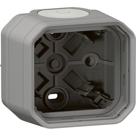 Caja 1p 2x conector 1e Gris (1/3)