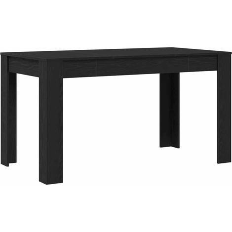 Maison Exclusive - Esstisch Schwarze Eiche 140 x 74,5 x 76 cm Hol