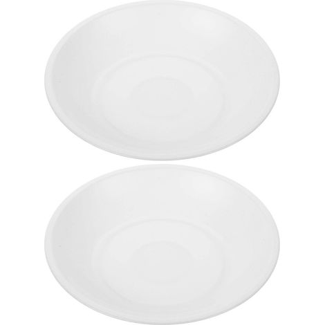 Plateau de pesée en plastique blanc pour balance de cuisine (2 pièces), plateaux alimentaires réutilisables-AquaForge (1/5)