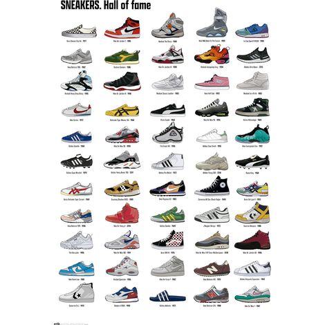 Poster sneakers hall of fame