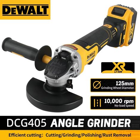 DEWALT DCG405NT Smerigliatrice Angolare 18V 125mm Brushless - con Batteria e Caricabatterie (1/5)