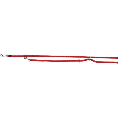 Guinzaglio regolabile per cane Trixie Cavo Rosso S/M 2 m (1/4)