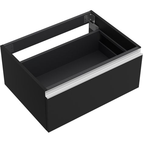 Salgar Schrankelement wandhängend SPIRIT 600 1 Metallschublade mit Softeinzug BLACK VELVET 598 x 270 x 450 mm (1/2)