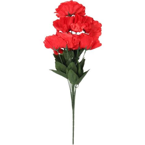 Strauß aus 9 roten Nelken, 54 cm (1/3)
