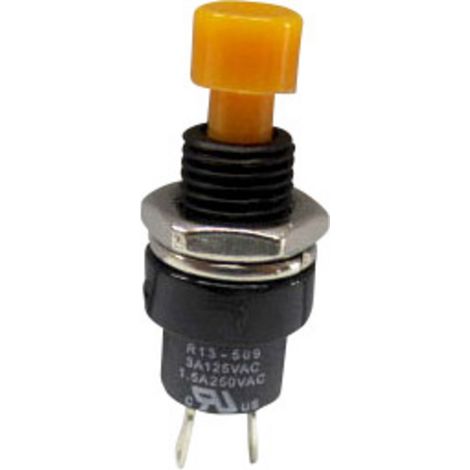 TRU COMPONENTS 1587749 TC-R13-509A-05YL Drucktaster 250 V/AC 1.5 A 1 x Aus/(Ein) tastend    1 St.