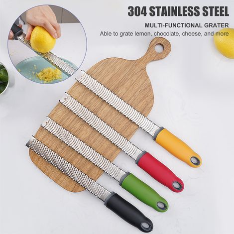 Rallador de cocina para rallar la cáscara de limón, multifuncional, impermeable, con tapa. (1/4)